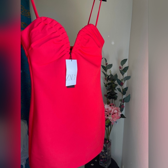 ZARA dress in RED brand new - Picture 3 of 10